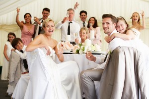 Der Bräutigam sollte auf die Braut achten ;)
